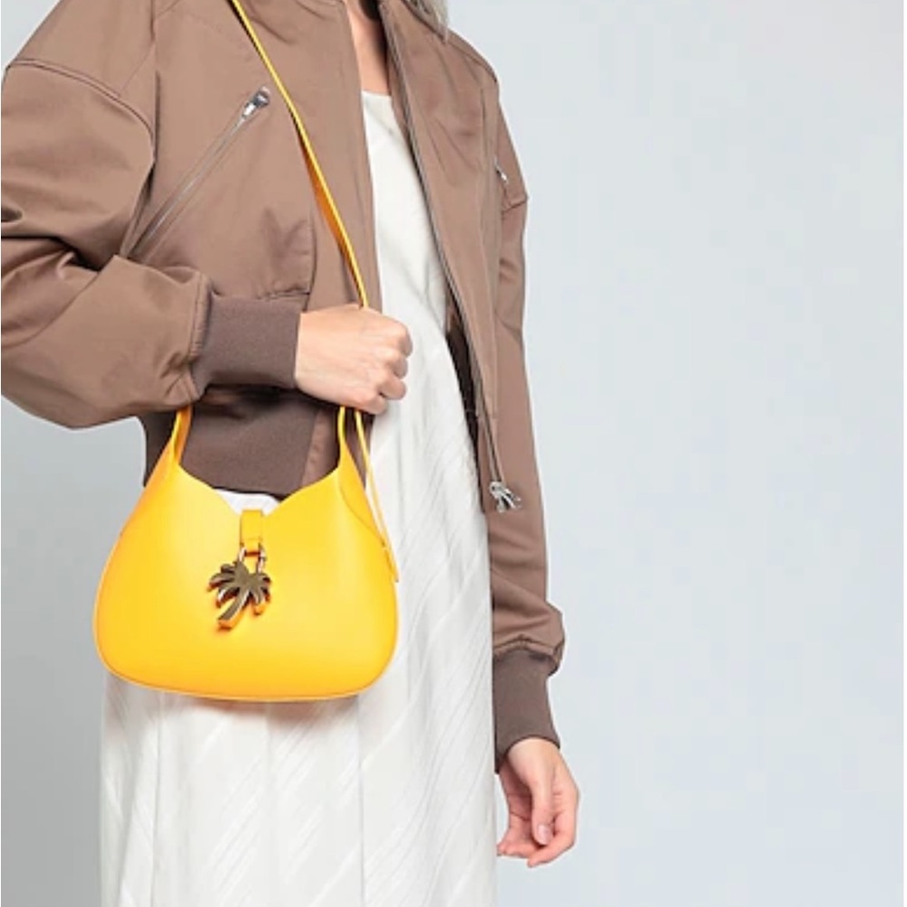 Palm Angels Palm Tree Leather Hobo Bag - Picture 2 of 12